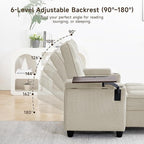 oaaktu Single Modern Comfy Upholstered Chaise Lounge Sofa Chair - Image 6