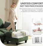 Ihanherry 105" Modular Sectional Sofa, L-Shaped Cloud Couch - Image 4