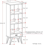 SIMPLIHOME Draper Bookcase - Image 2