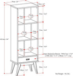 SIMPLIHOME Draper Bookcase - Image 14