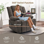 Korser 360° Swivel Rocker Recliner - Image 3