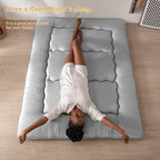 MAXYOYO Japanese Floor Mattress Futon Mattress, Thicken Tatami Mat Sleeping Pad - Image 8