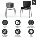 Flash Furniture Hercules Series Plastic Contoured Lobby Chairs - Image 5