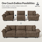 HERA'S HOUSE 158" Modular Sectional Sofa, Oversized L Shaped Couches - Image 7