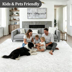 Fluffy 4x6 Area Rugs for Living Room Bedroom: Ultra Soft Shag Rug Non-Slip - Image 4