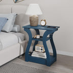 FROMJBEST End Table with Charging Station, Side Table with USB Ports and Outlets - Image 5