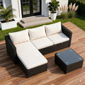 Shintenchi 4 Pieces Patio Furniture Sets, Outdoor Sofa Patio Sectional Sets All by Shintenchi%7CFurnitureMadeforRealLife