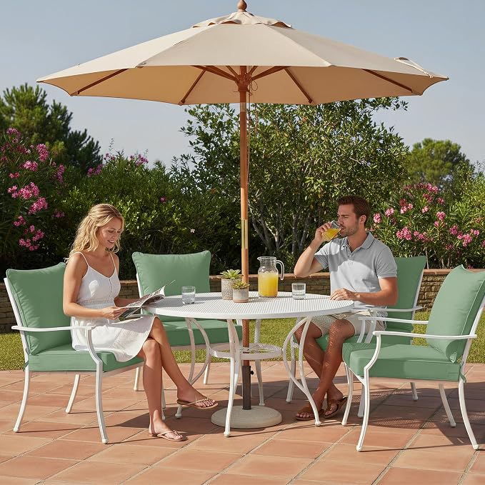 Summsun Outdoor Cushions for Patio Furniture, Double-Sided Waterproof Backrest - Image 8