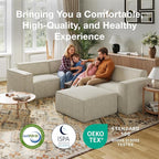 Novilla Modular Sectional Sofa, No Assembly Cloud Sectional Couch - Image 12