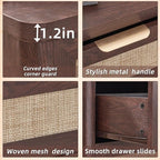 LEYAOYAO Rattan Night Stand Set of 2 - Image 5