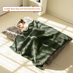 MAXYOYO 3 in 1 Kids Bean Bag Chair Couch, Convertible Chair Folds from Bean Bag - Image 5