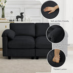 114'' U-Shaped Sectional Couch - Image 3