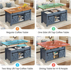 SEDETA Lift Top Coffee Table, 4 in 1 Multi-Function Convertible Coffee Tables - Image 4