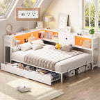 Hasuit Corner Full Bed Frame by Hasuit