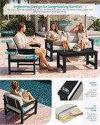 SERWALL 2 Pieces Single Cushioned Sofa Armchair - Image 2