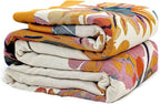 LUTBM Boho Throw Blanket for Bed 100% Cotton Soft Lightweight Quilt Floral by LUTBMFindYourFreeSpiritatHome