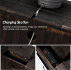 HULALA HOME Solid Wood End Table - Image 3
