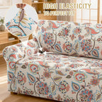 H.VERSAILTEX Floral Pattern Couch Cover Printed Sofa Covers Washable High - Image 6