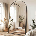Antok 91" x46” Arched Full Length Floor Mirror, Free Standing/Wall Mount/Leaning by AntokMirror