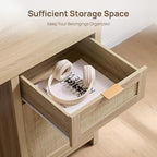 SICOTAS Rattan Home Office Desk - Image 4