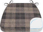 AAAAAcessories D-Shaped Chair Cushions, Machine-Washable Cover by AAAAAcessories