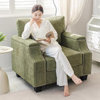 Rexulqo Oversized Accent Chair Set of 2, Oversized Armchair - Image 4