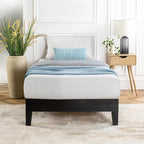 Mellow Naturalista Grand 12 Inch Solid Wood Platform Bed by MELLOW