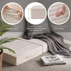 Codi High Density Foam Floor Pillow 2 Sets, Large Meditation Cushions Seating - Image 4