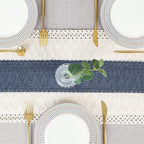 FEXIA Boho Blue Table Runner 36 Inches Long - Image 6