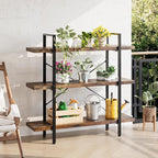 OtterOasis Heavy Duty 3-Tier Industrial Bookcase, 120lbs Shelf Capacity - Image 5