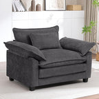 Oversized Accent Chair, Modern Upholstered Armchair Cloud Sofa Chair by choairy
