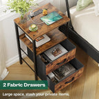 Huuger Nightstands Set of 2, End Tables - Image 5
