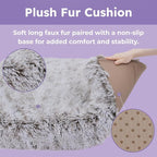 Elevated Wooden Dog Bed with Supportive Cushion & Washable Cover, Sturdy - Image 3