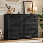 Joaxswe Farmhouse 6 Drawer Dresser - Image 5