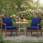 Summsun Outdoor Cushions for Patio Furniture 24 x 24 Inch, Double-Sided - Image 2