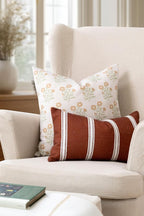 Crumbs Home Modern Farmhouse California Casual Indoor Outdoor Lumbar Pillow - Image 2