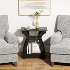 FROMJBEST End Table with Charging Station, Side Table with USB Ports and Outlets - Image 3