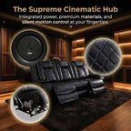 4-Piece Leather Power Recliner Sofa Set - Image 4