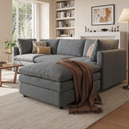97" Cloud Couches for Living Room, 29.1" Deep Seat Modular Sectional Sofa - Image 6
