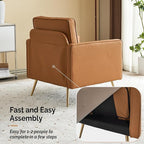 VINGLI Living Room Chairs Set of 2 - Image 7