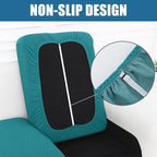 Smiry Waterproof Couch Cushion Covers, Stretch Jacquard Thick Sofa Cushion - Image 3