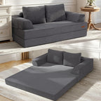 COMAX Convertible Sofa Bed, Folding Floor Couch Corduroy Fold Out Couch Bed by COMAX