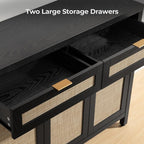 SICOTAS Rattan Sideboard Buffet Cabinet - Image 5