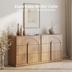 BELLEZE Set of 2 Bookcase with 3 Drawers, Modern Book Shelf with Wide Wooden - Image 3