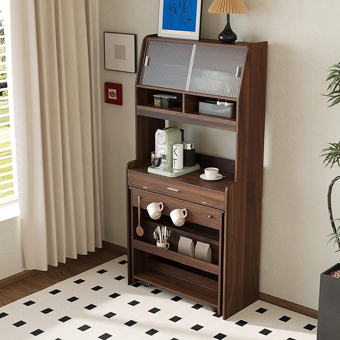 VilroCaz Multifunctional 69" Height Kitchen Pantry - Image 3
