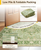 RELEANY Area Rugs 2'x10' Runner Rug Non Slip Washable - Image 6