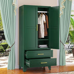 GAIOUS 71" Metal Wardrobe Cabinet - Image 6