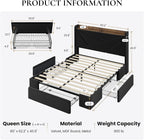 SHA CERLIN Queen Bed Frame - Image 2