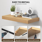 Dreamland 24" Floating Shelves for Wall, Wall-Mounted Shelves for Bedroom - Image 6