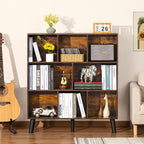 LEYAOYAO 8 Cube Bookshelf, 3 Tier Bookcase - Image 4